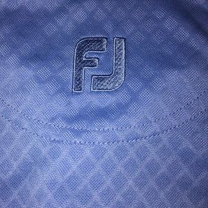 Foot joy men’s golf shirt. Powder blue. XL